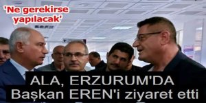 Ala'dan, kalp krizi geçiren başkana ziyaret