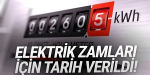 Elektrik zamları için tarih verildi!