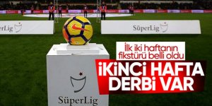 Süper Lig'de ilk iki haftanın fikstürü belli oldu