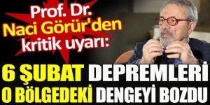 Prof. Dr. Naci Görür'den 'depremler dengeyi bozdu' uyarısı