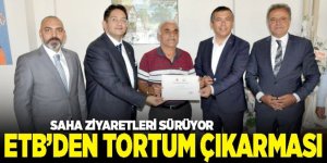 ETB Başkanı Oral saha ziyaretlerini sürdürüyor