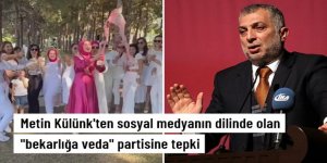 Külünk'ten "bekarlığa veda" partisinde alkolsüz şampanya patlatılan görüntülere tepki