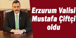 Erzurum Valisi Mustafa Çiftçi oldu