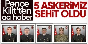 5 askerimiz şehit oldu