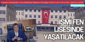 Eren'in ismi, fen lisesinde yaşayacak