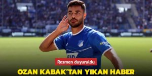 Ozan Kabak'tan yıkan haber! Resmen duyuruldu