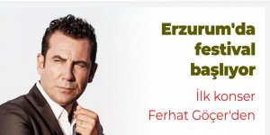 Erzurum'da festival başlıyor