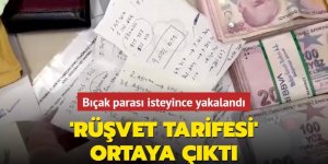 Bıçak parası isteyince yakalandı