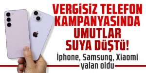 Vergisiz telefon kampanyasında umutlar suya düştü