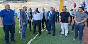 Stadyum tadilatını incelediler