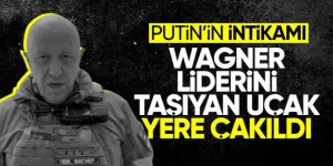 Wagner lideri Yevgeny Prigojin'in içerisinde bulunduğu uçak düştü