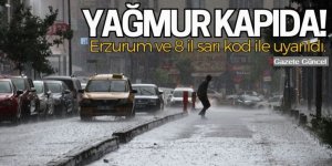 Erzurum için sarı kodlu uyarı!