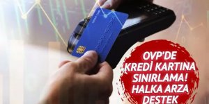 Kredi kartı kullanımına sınırlama!