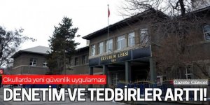 Erzurum'da okullar koruma altına alındı