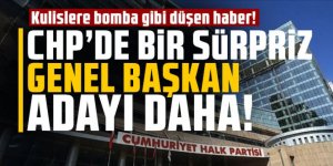 CHP'de bir sürpriz Genel Başkan adayı daha!