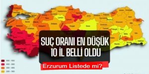 Türkiye'de suç oranı en düşük iller belli oldu! Erzurum listede mi işte şaşırtan sonuçlar