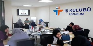 Erzurum'da iş arayan gençler bir araya geldi