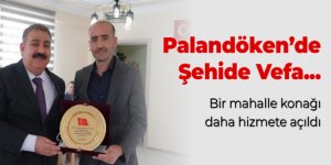 Palandöken'de Şehide Vefa: Mahalle konağına adı verdi