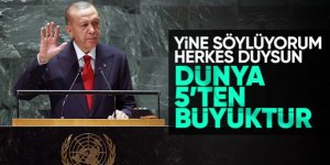 Cumhurbaşkanı Erdoğan'dan BM'ye damga vuran 'Azerbaycan ve Kıbrıs' açıklaması