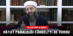 Hayat pahalılığı Cübbeli Ahmet Hoca'yı da isyan ettirdi