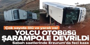 Erzurum'da feci kaza! Ölü ve yaralılar var