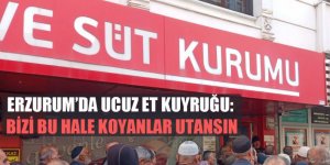 Erzurum’da ucuz et kuyruğu: ‘Bizi bu hale koyanlar utansın’