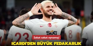 Mauro Icardi'den büyük fedakarlık! Sakat sakat oynamış