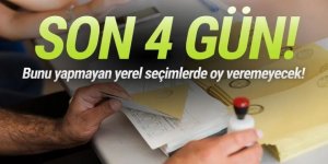 Yerel seçimlerde oy kullanamayabilirsiniz!