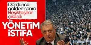 Beşiktaş tribünlerinden yönetime istifa çağrısı