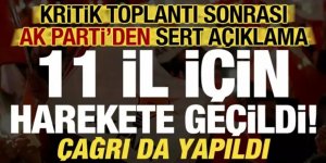 Kritik toplantı sonrası AK Parti'den sert açıklama!