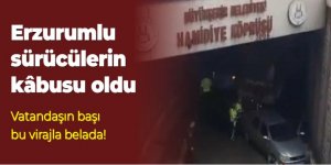 Hamidiye köprüsü Erzurumlu sürücülerin kâbusu oldu!