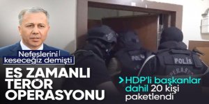 Terör operasyonu: 20 gözaltı
