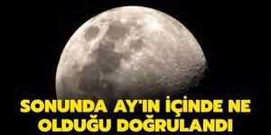 Bilim insanları sonunda Ay'ın içinde ne olduğunu doğruladı