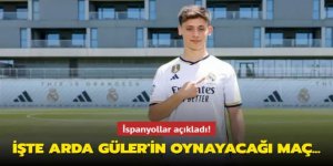 İşte Arda Güler'in oynayacağı maç...