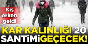 Meteoroloji uyardı: Yeni haftada kar kalınlığı 20 santimi bulabilir