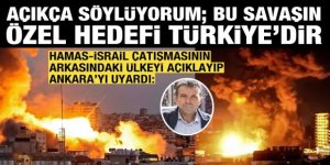 Ağar'dan İsrail-Hamas uyarısı: Bu savaşın özel hedefi Türkiye'dir