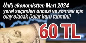 Selçuk Geçer'den Dolar kuru için 60 TL iddiası