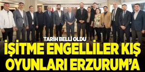 İşitme Engelliler Kış Oyunları Erzurum’a