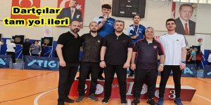Erzurum dart branşında tam yol: 1 gümüş, 1 bronz madalya