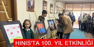 Hınıs Adliyesinde Cumhuriyetin 100. yıl sergisi