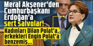 Meral Akşener'den Cumhurbaşkanı Erdoğan'a sert salvolar!