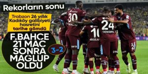 Kadıköy'de nefes kesen 90 dakika! Trabzonspor, Fenerbahçe'yi devirdi...