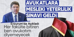 Adalet Bakanı Erzurum'da açıkladı! Avukat olmak eskisi kadar kolay olmayacak