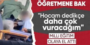 Öğrencisini kitapla acımasızca dövdü! ‘Daha da vuracağım…’