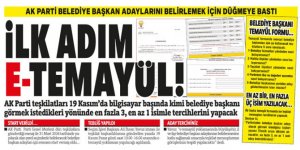 AK Parti Belediye Başkan adaylarını belirlemek için düğmeye bastı