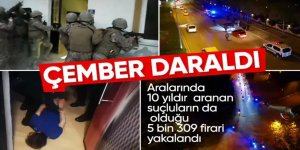 81 ilde Çember Operasyonu!