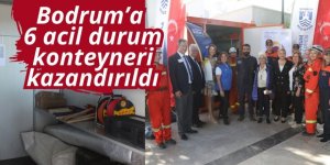 BODRUM’A 6 ACİL DURUM KONTEYNERİ