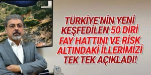 İşte Türkiye'nin yeni keşfedilen 50 diri fayı ve riskli illerimiz