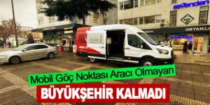 Mobil Göç Noktası aracı Erzurum'da