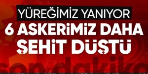 Pençe-Kilit bölgesinde 6 asker şehit oldu